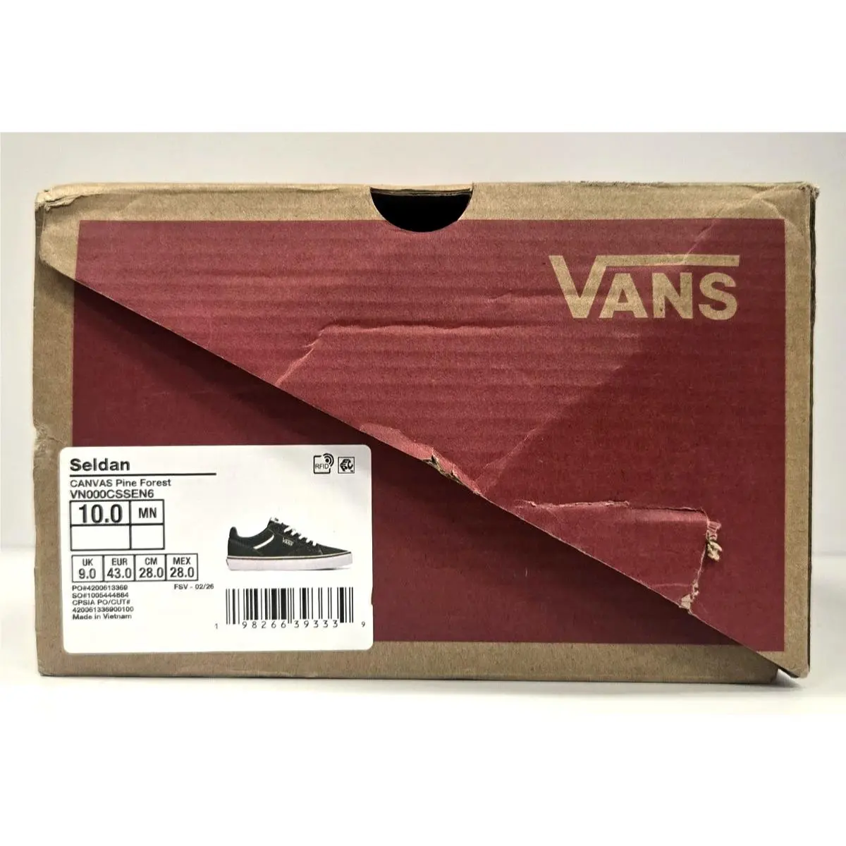 Vans shoes - VANS Seldan - Seldan - VN000CSSEN6 - Green 6