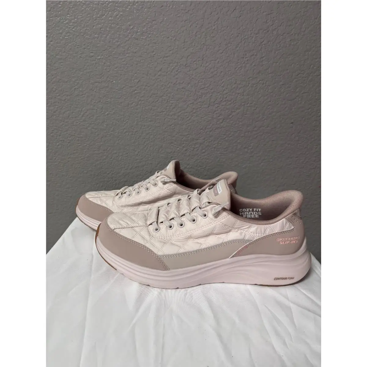 Skechers shoes - Skechers Hands Free Slip-ins Cozy Fit - 150404 - Beige 0