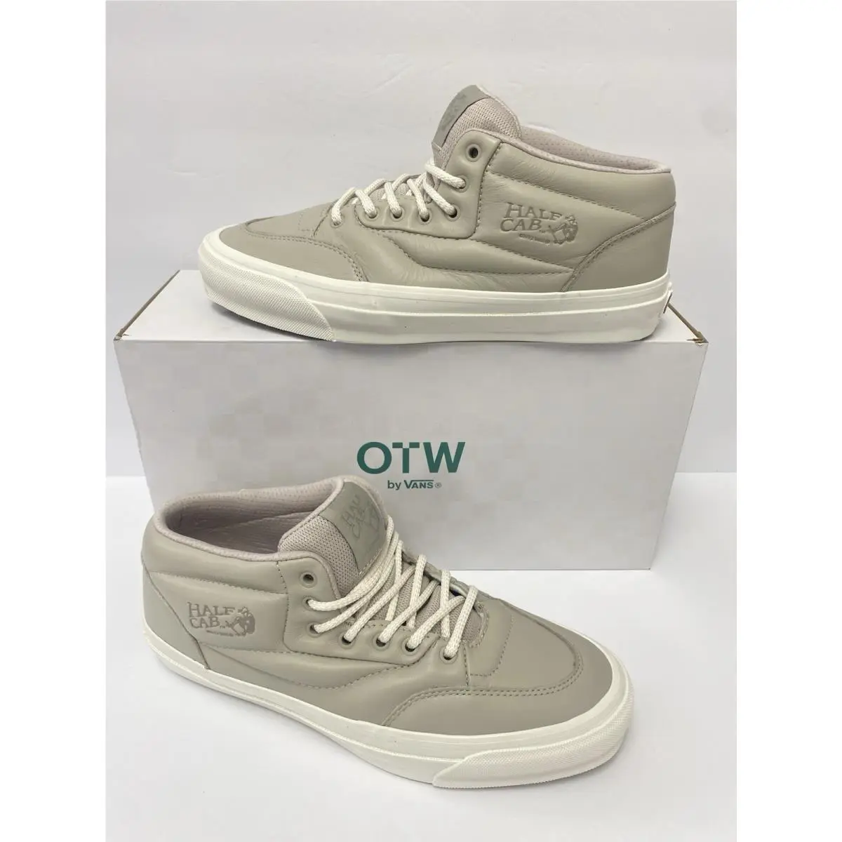 Vans M 10 Otw Half Cab Reissue 33 F Skate Shoes Warm Gray