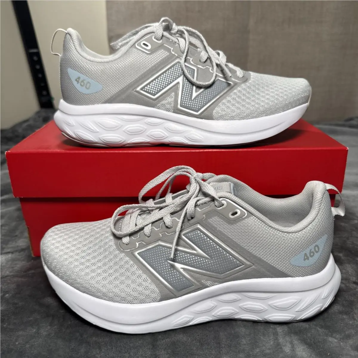 New Balance 460 v4 Womens Running Shoes Grey White W460LG4 Size 6.5