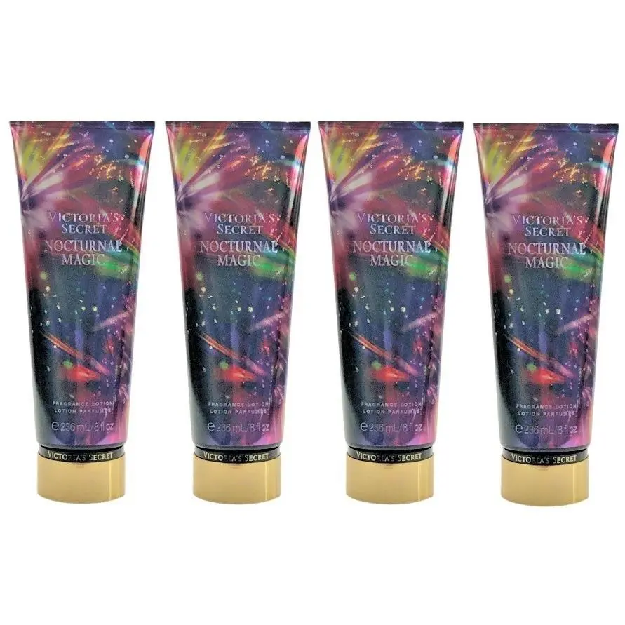 4x Victoria’s Secret Nocturnal Magic Fragrance Body Lotion Cream 8 oz