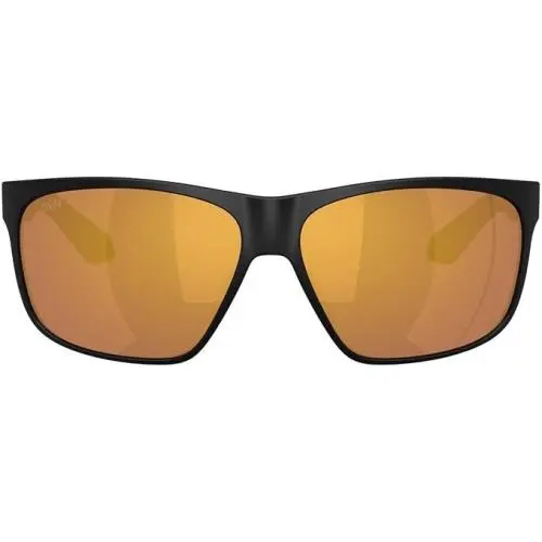 Matte Black/gold Mirror Trades Polarized 580G Sunglasses Glass by Costa Del Mar