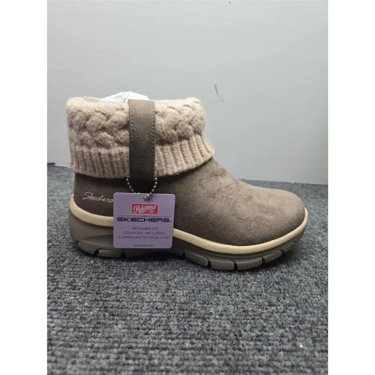 Skechers Relaxed Fit Memory Foam 5 Women Taupe