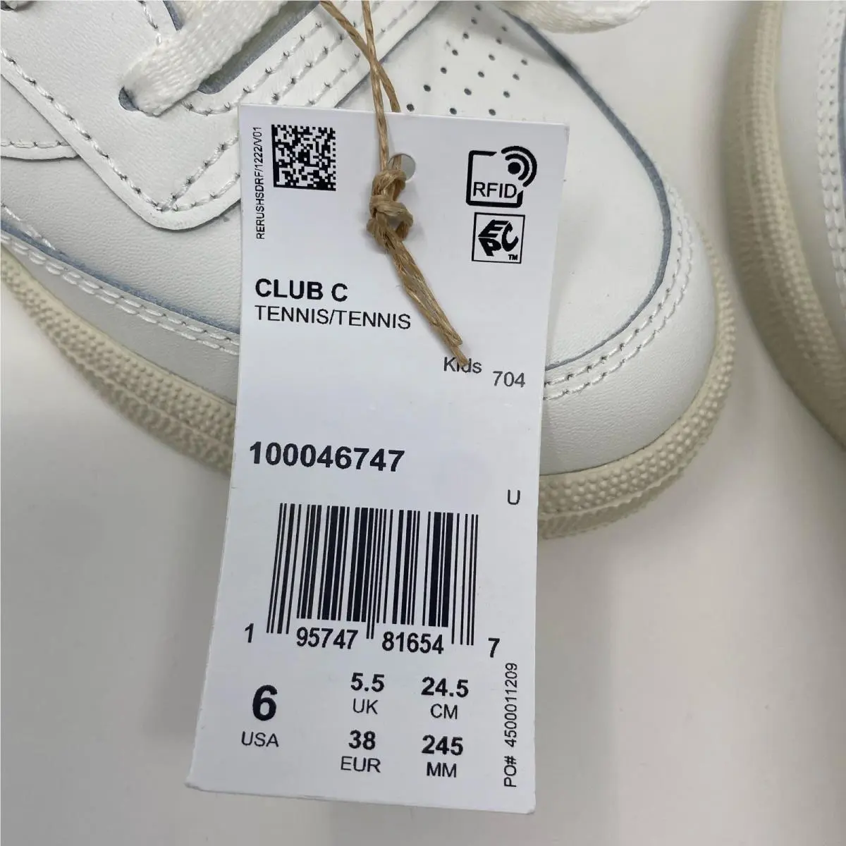 Reebok shoes - Reebok Club C 85 - Club - 108292 GY7470 - White (UPC: 195747816530) 2