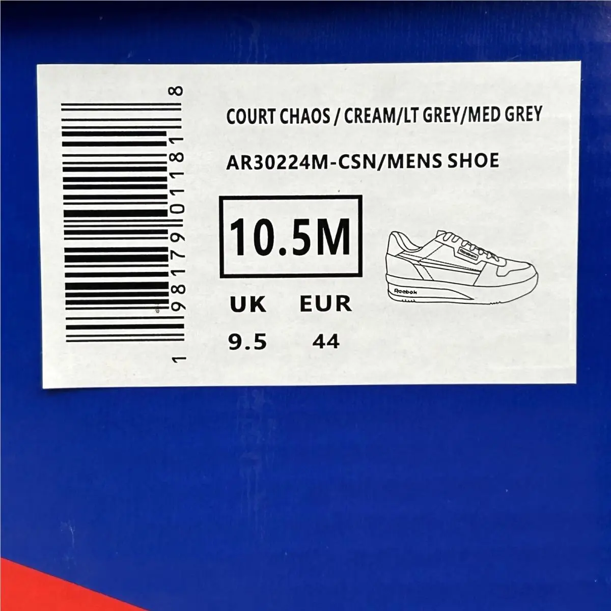 Reebok shoes - Reebok Court - Court - Gray (UPC: 198179011818) 10
