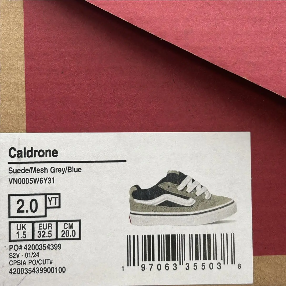 Vans shoes - VANS Caldrone - Caldrone - Gray/Blue (UPC: 197063355038) 9