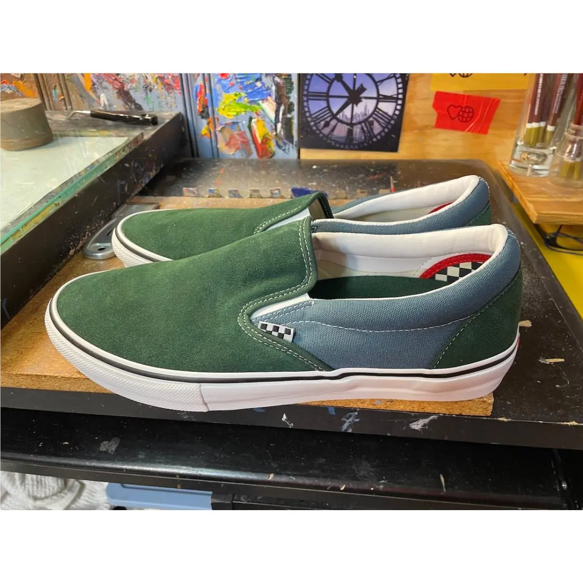 Vans Skate Slip On Mountain View Suede Size US 13 Men Sneakers VN0A5FCABD6