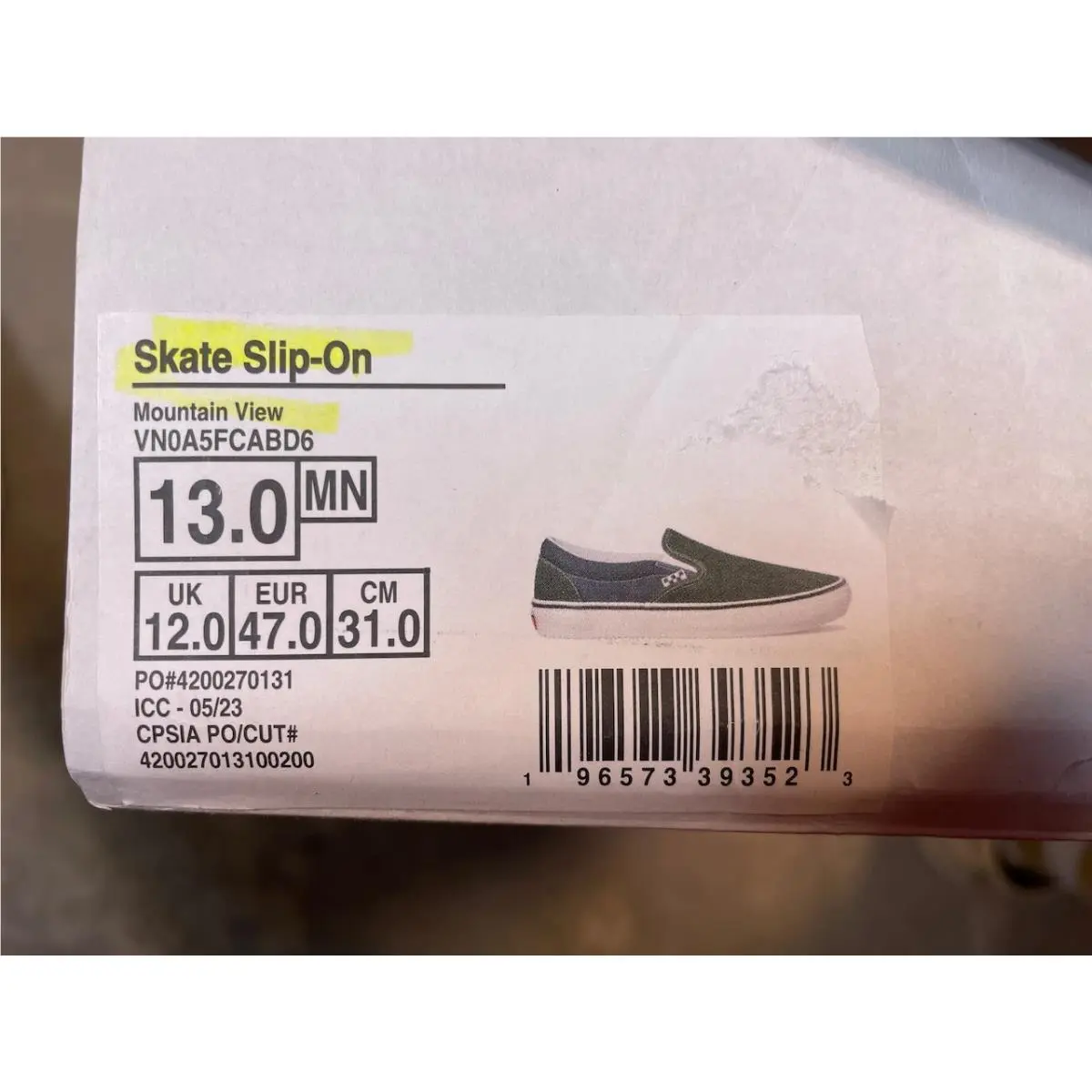 Vans shoes - skate slip on - skate slip - VN0A5FCABD6 - Multicolor 4