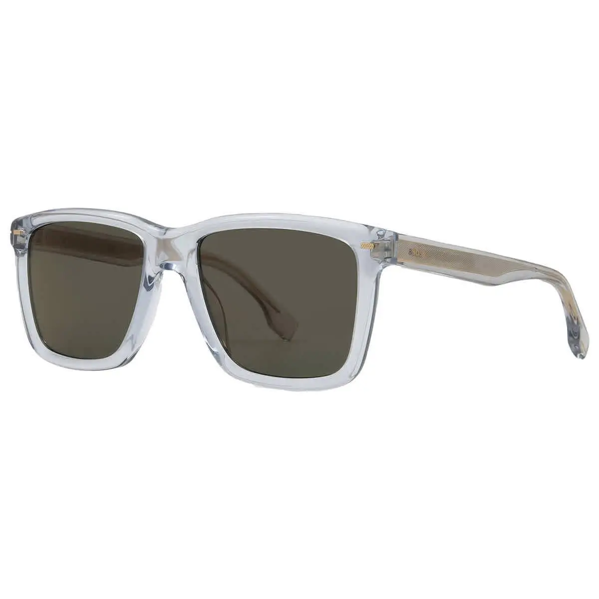 Green Gold Mirror Square Men`s Sunglasses Boss 1317/S 0KB7/CW 55 by Hugo Boss