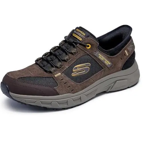 Skechers Mens Oak Canyon Shoes Brown US 9.5