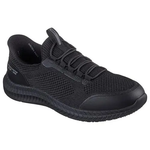 200404 Skechers Men`s Russom Grilax SR Athletic Black Size 7.5