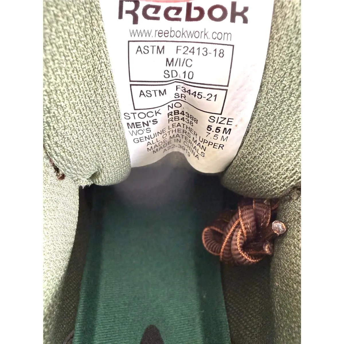 Reebok shoes - TYAK (RB4388 / RB438) - TYAK - Golden Tan / Brown 7