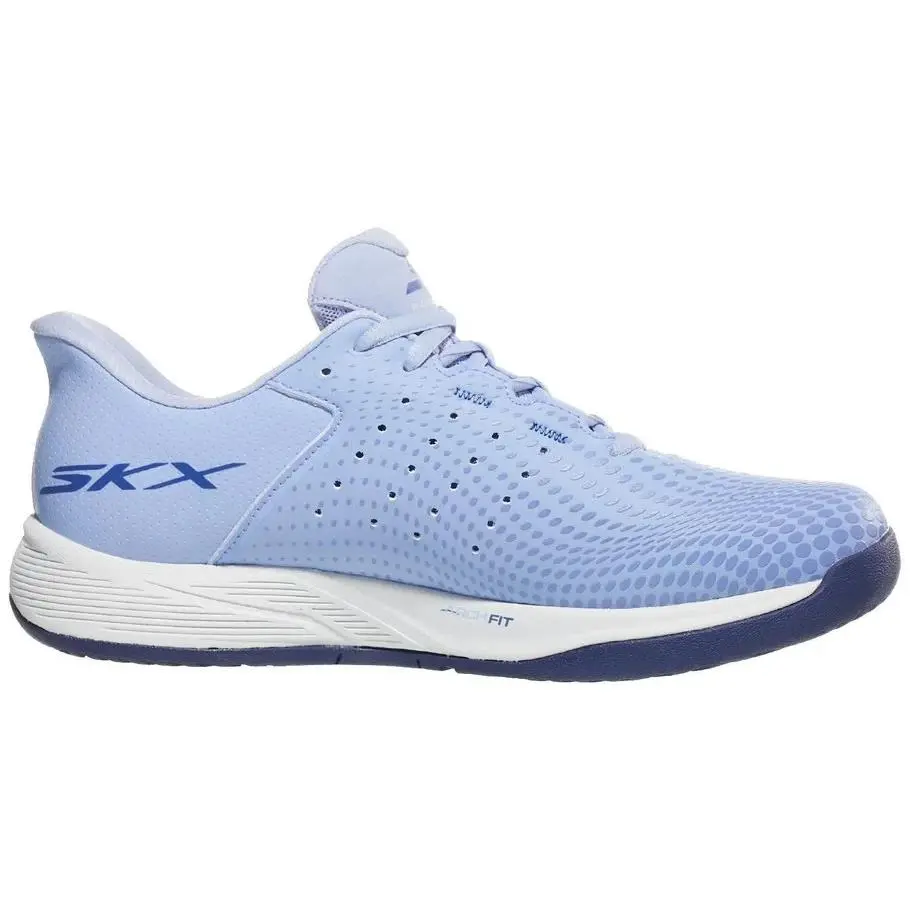 Skechers Slip-ins Viper Court Reload Pickleball Sneaker Blue/white Womens Size 5