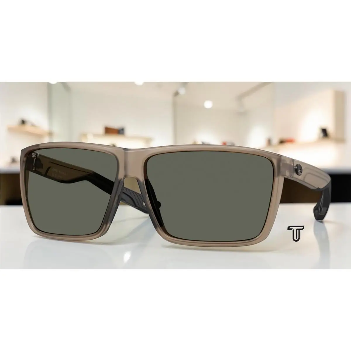 Costa 6S9121 912115 Rincon Ii Brown Smoke Gray Polarized 64 mm Men`s Sunglasses