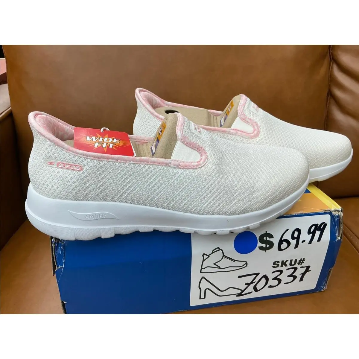 Skechers shoes - Go Walk Arch Fit Joy - Stefanie - White 5