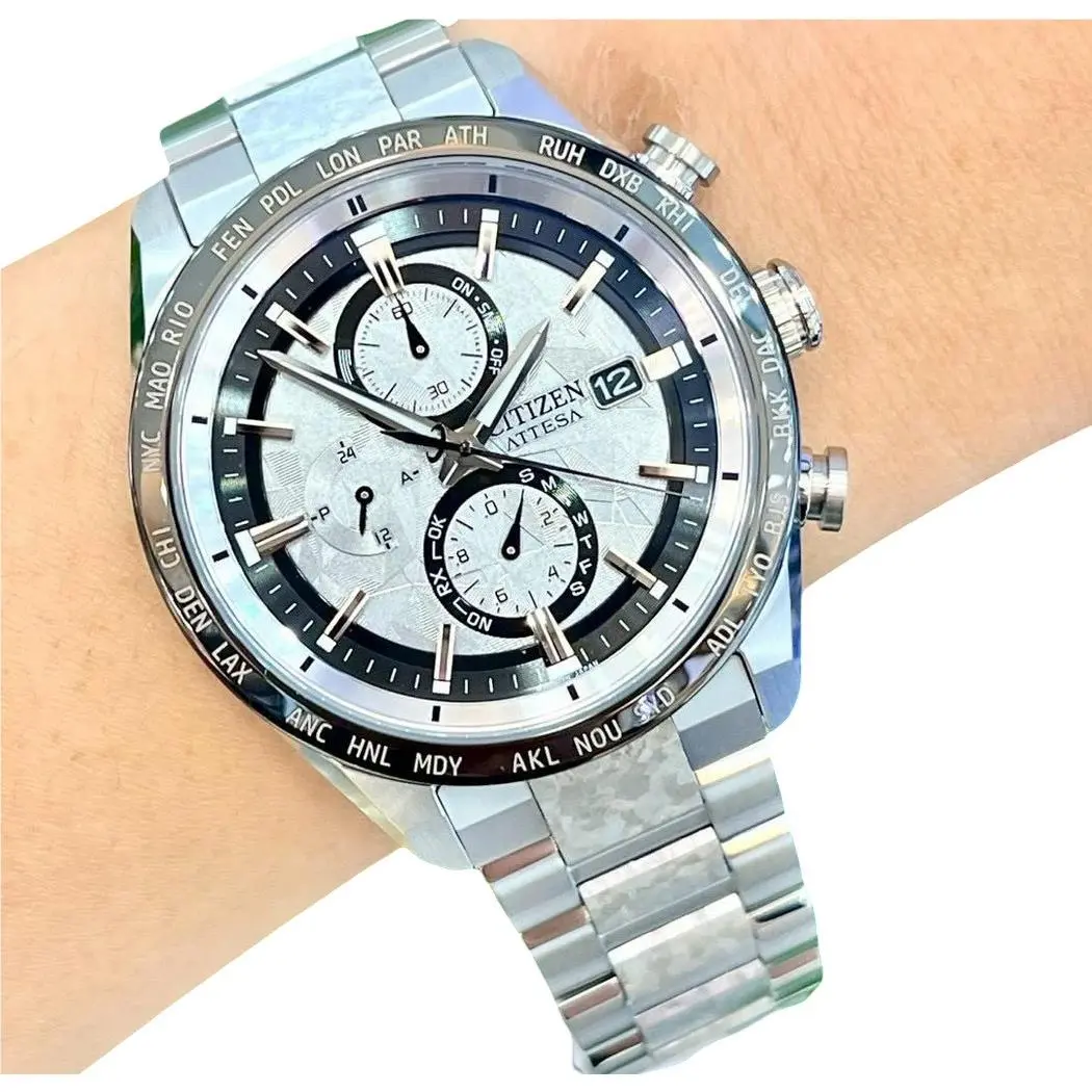 Citizen Attesa AT8284-61A Platinum Super Titanium Limited Edition Men`s Watch
