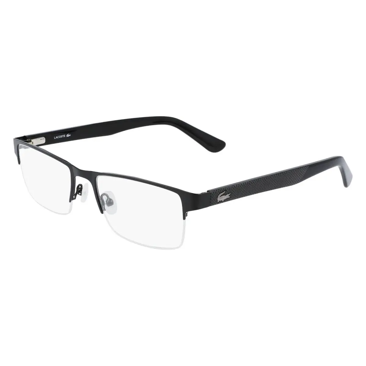 Lacoste Men`s 55 mm Matte Black Eyeglasses L2237G-002-55