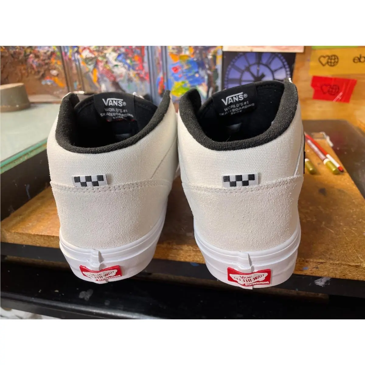 Vans shoes - Skate Half Cab - Skate Half Cab - VN0A5FCDYB2 - White 3