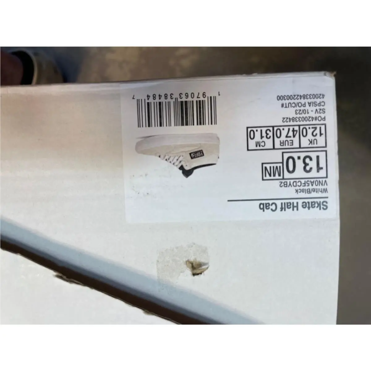 Vans shoes - Skate Half Cab - Skate Half Cab - VN0A5FCDYB2 - White 5
