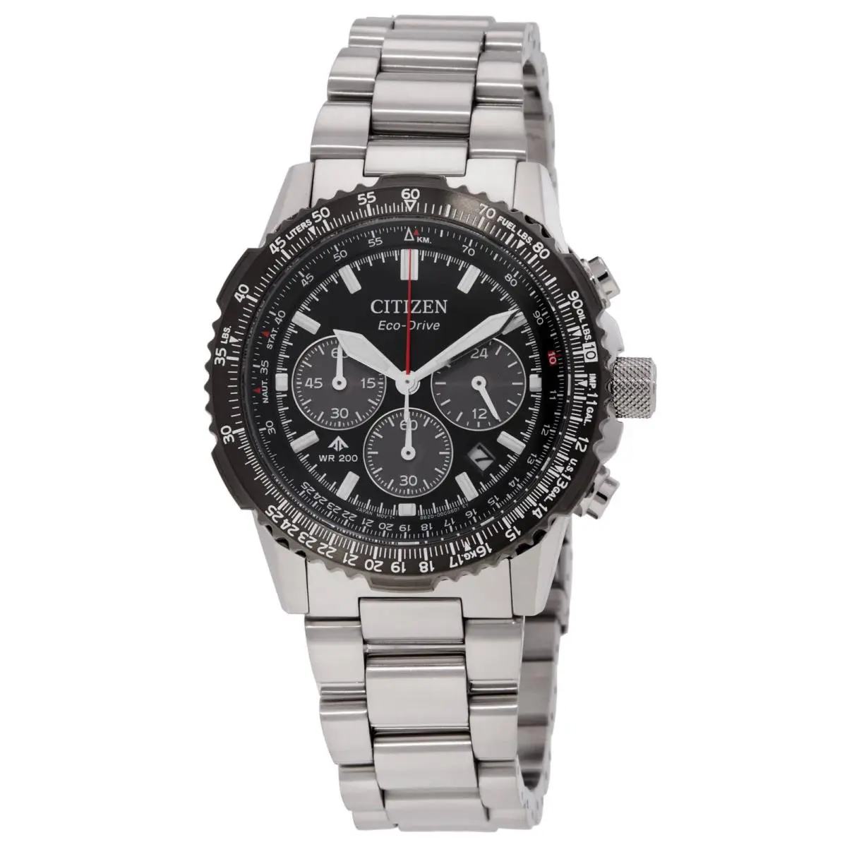 Citizen Promaster Sky Navihawk Chronograph Quartz Black Dial Men`s Watch