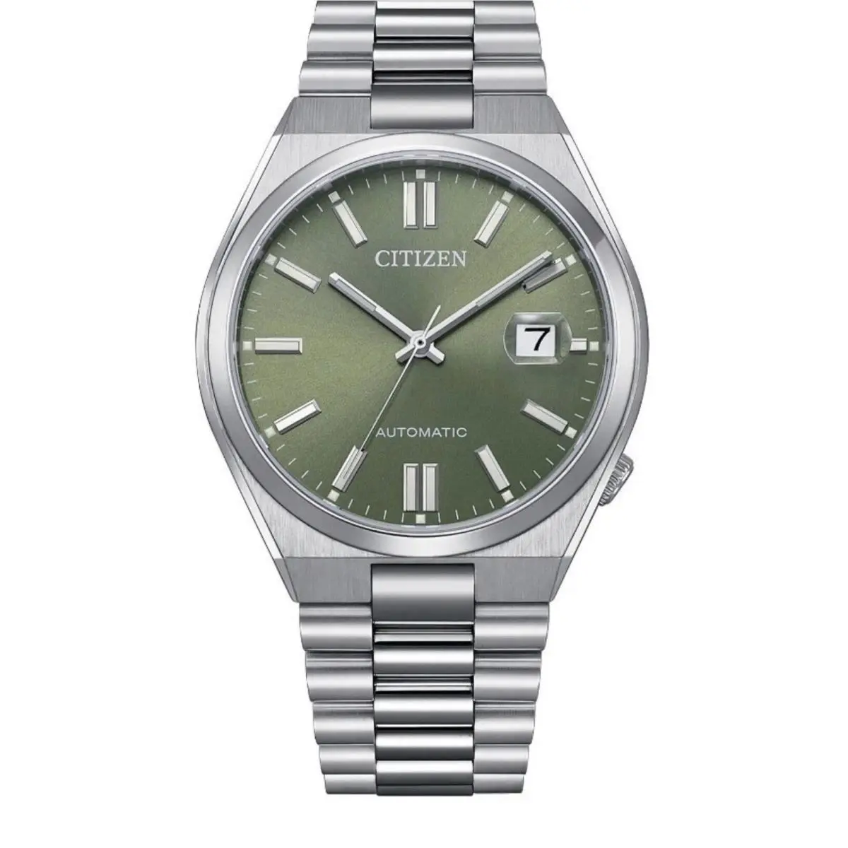 Citizen Pantone Peaceful Green Automatic Stainless Steel Men`s Watch NJ0158-89Z