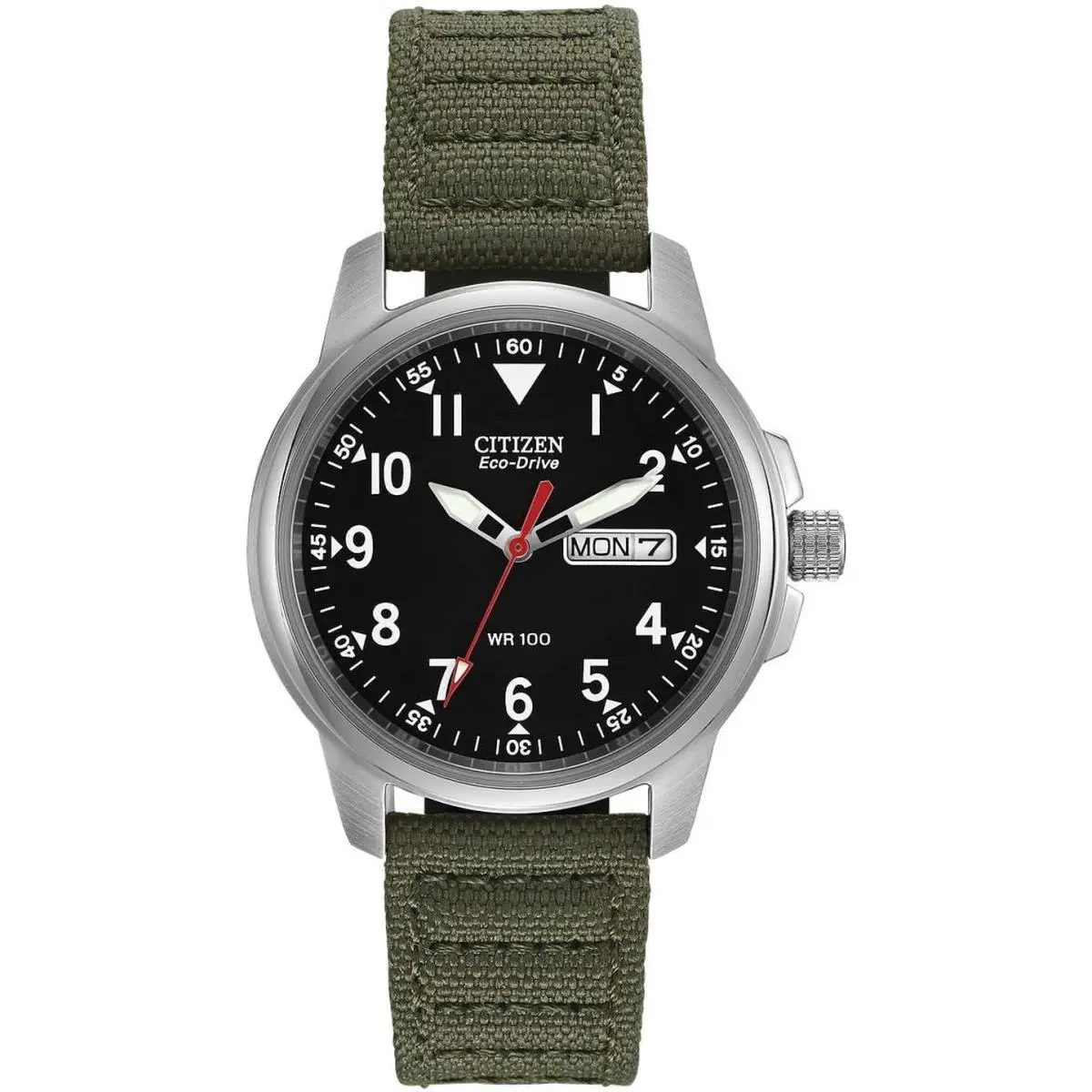 Citizen Men`s Eco-drive Weekender Garrison Field Watch in Stainless Steel with O
