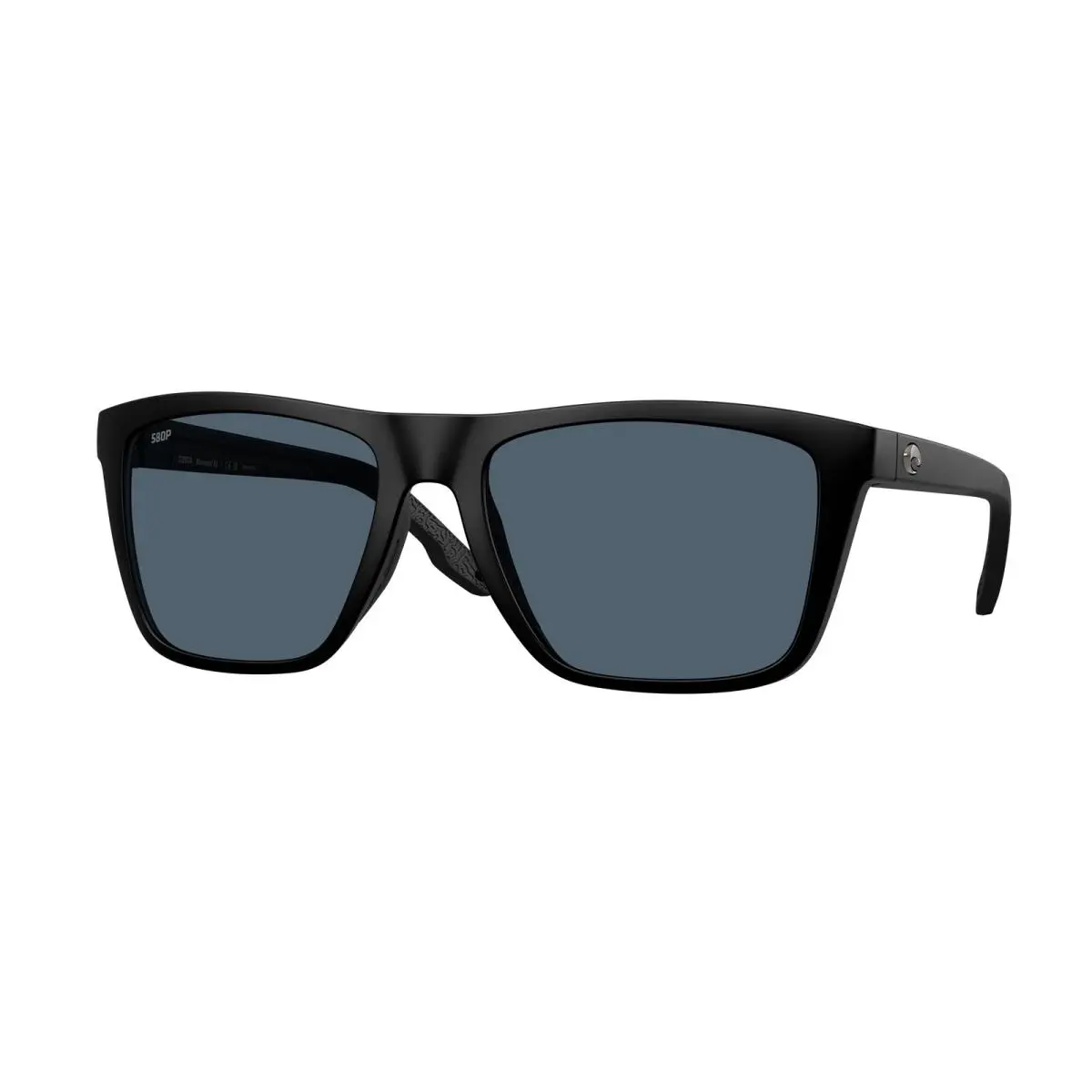 Costa Del Mar Men`s Vandals 59mm Shiny Black Sunglasses 6S9131-913101-59