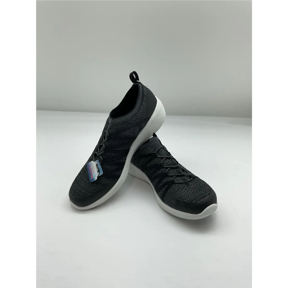 Skechers Arya Women`s Slip-on Casual Shoes Black 23757- Size 8.5