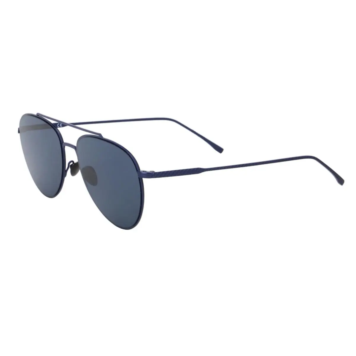 Lacoste Dark Blue Pilot Aviator Unisex Sunglasses L195S 424