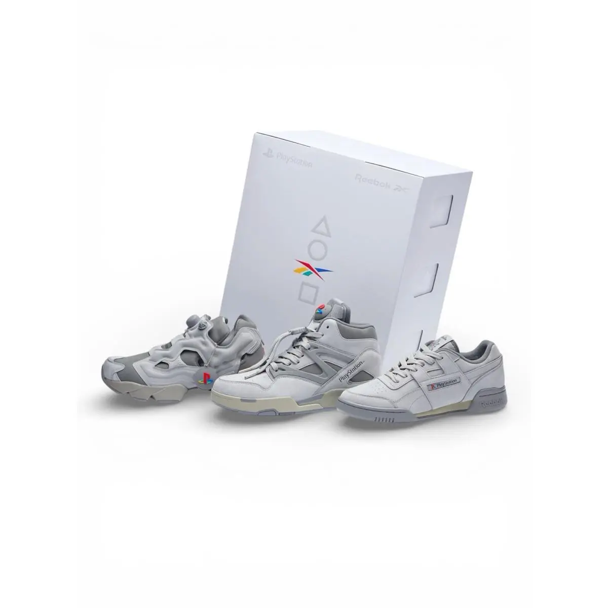 Reebok X Playstation 30th Anniversary Special Edition Stacking Box Size 9 Pump