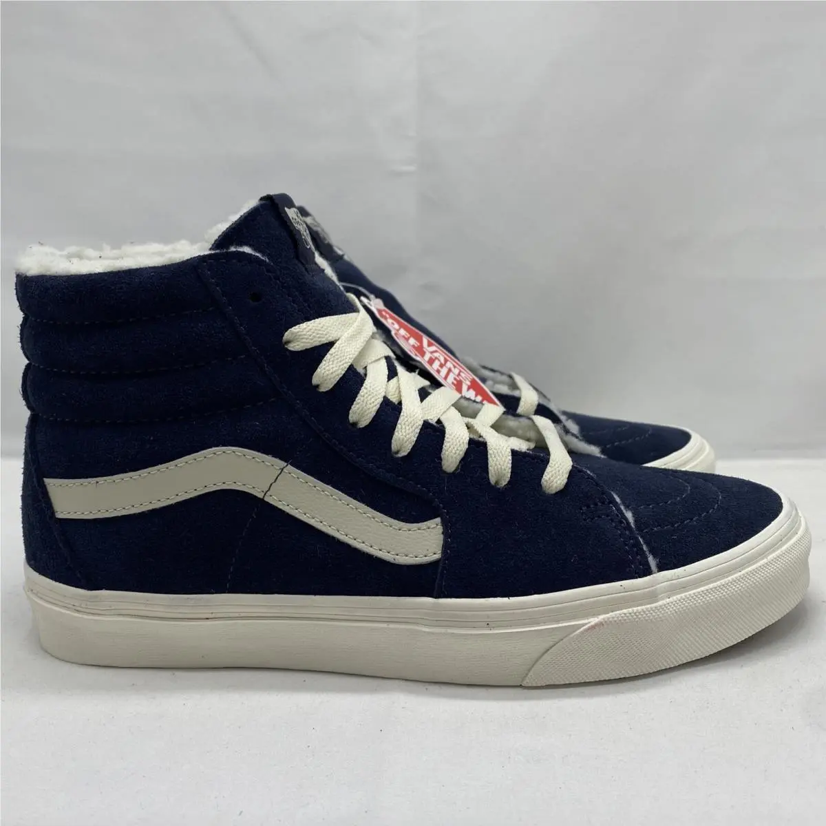 Vans shoes - VANS Sk8 Hi - Cozy Hug - VN0005U9JDU - Parisian Nights Navy Blue White, Manufacturer: Parisian Nights (UPC: 0196570591748) 0