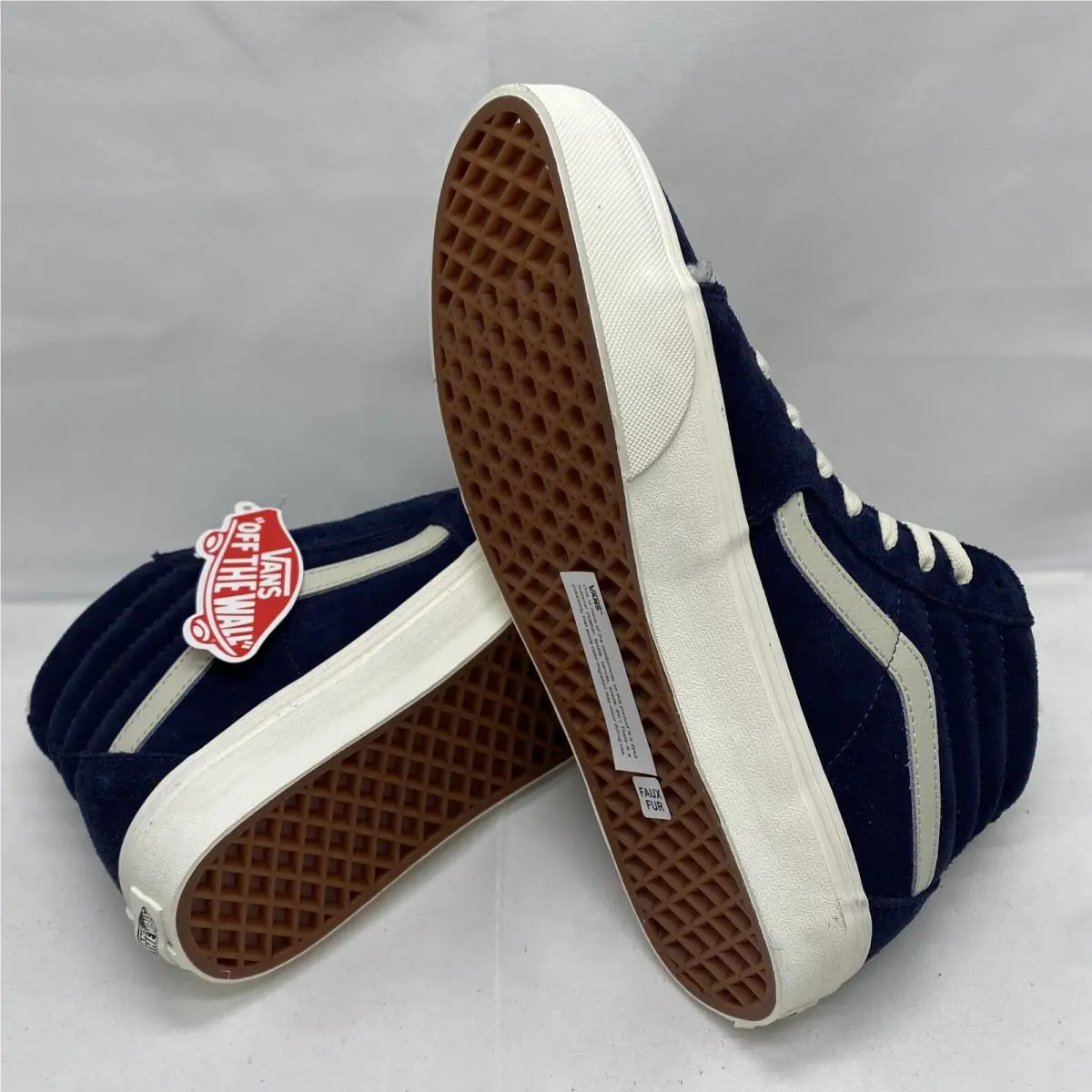 Vans shoes - VANS Sk8 Hi - Cozy Hug - VN0005U9JDU - Parisian Nights Navy Blue White, Manufacturer: Parisian Nights (UPC: 0196570591748) 3