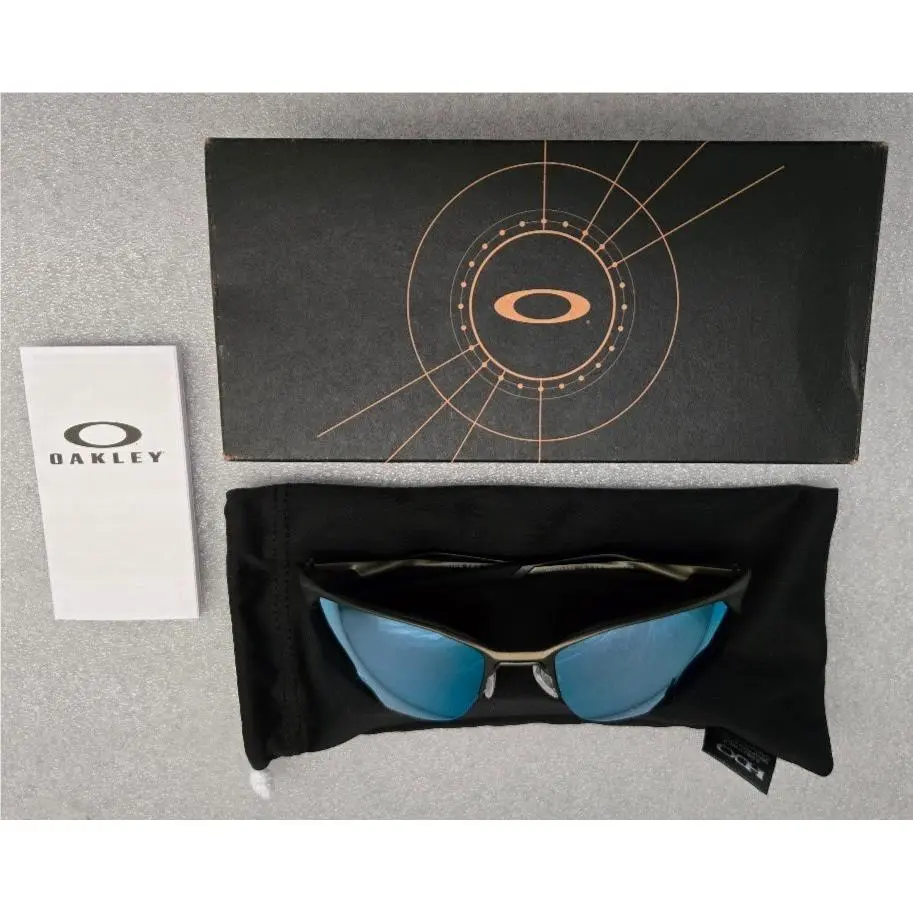 Oakley Wire Tap 2.0 OO4145-0660 Sunglasses Satin Lead / Prizm Deep Water Polar