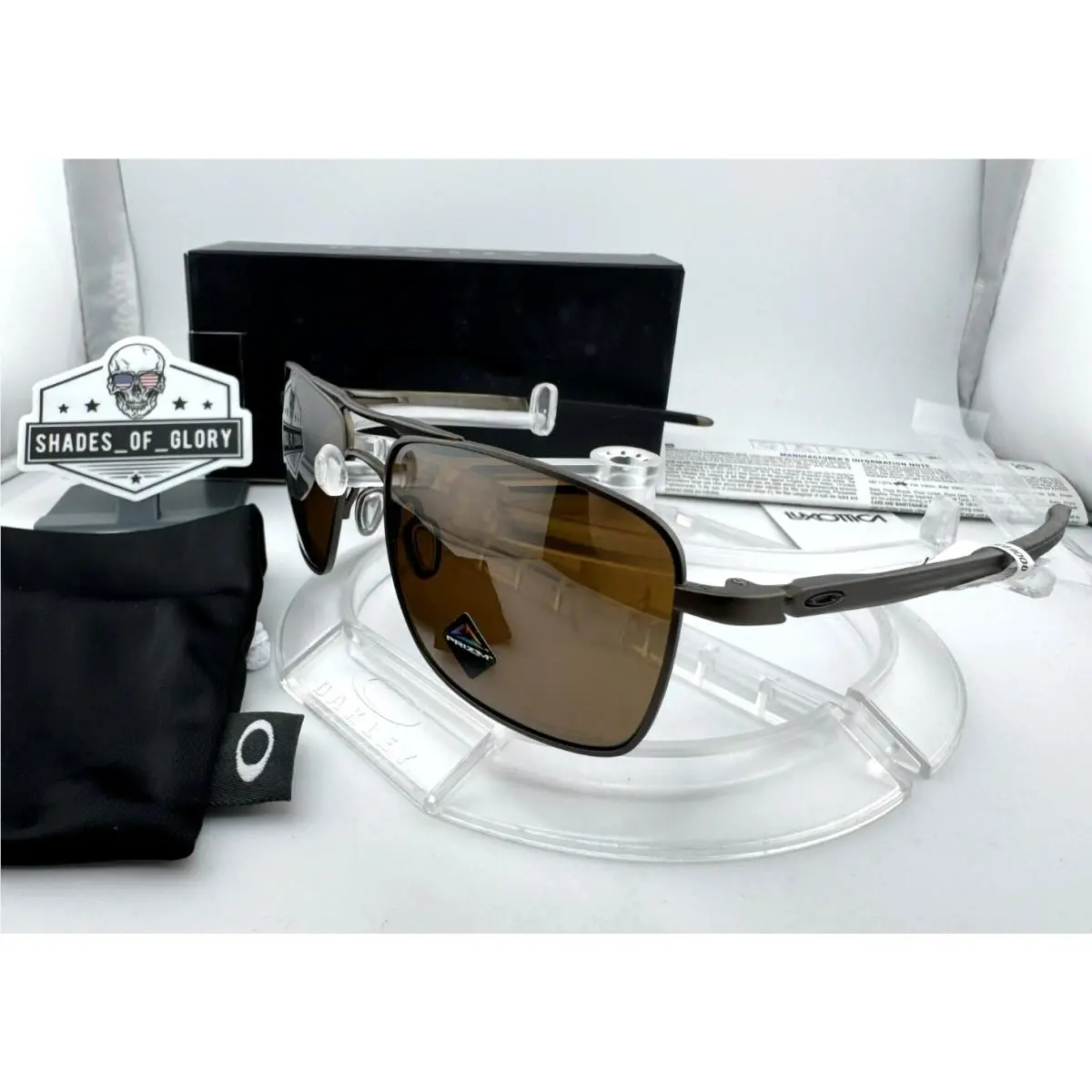Gauge 6 Pewter W/ Prizm Tungsten Brown Sunglasses OO6038-08 by Oakley