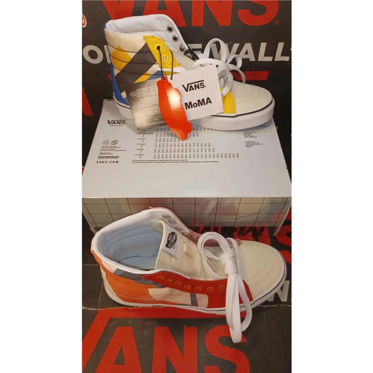 Vans shoes - Sk8-Hi Lyubov Popova - Lyubov Popova - VN0A4U3C22J - Multi-Color (UPC: 192826783677) 9