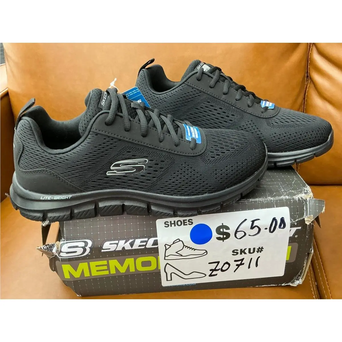 Skechers shoes - Track-Leshur - Black 5