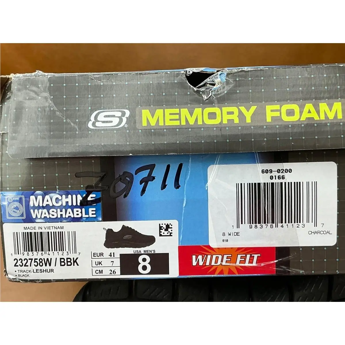 Skechers shoes - Track-Leshur - Black 6