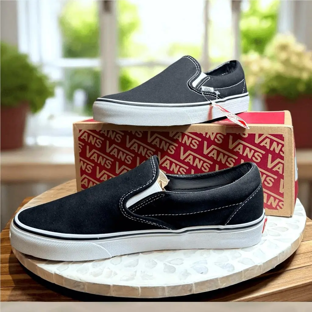 Vans shoes - VANS Slip On - Slip - Black, Exterior: Black 5