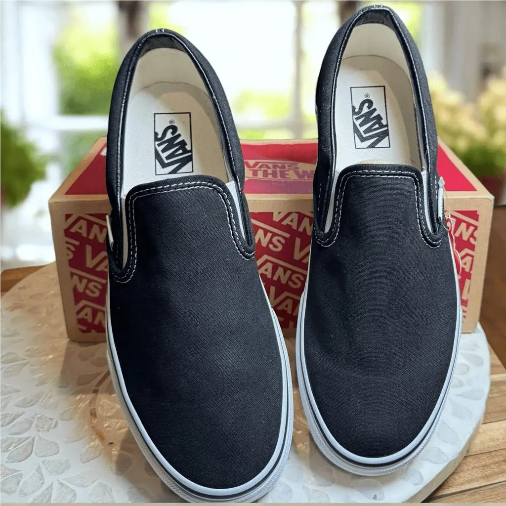 Vans shoes - VANS Slip On - Slip - Black, Exterior: Black 2