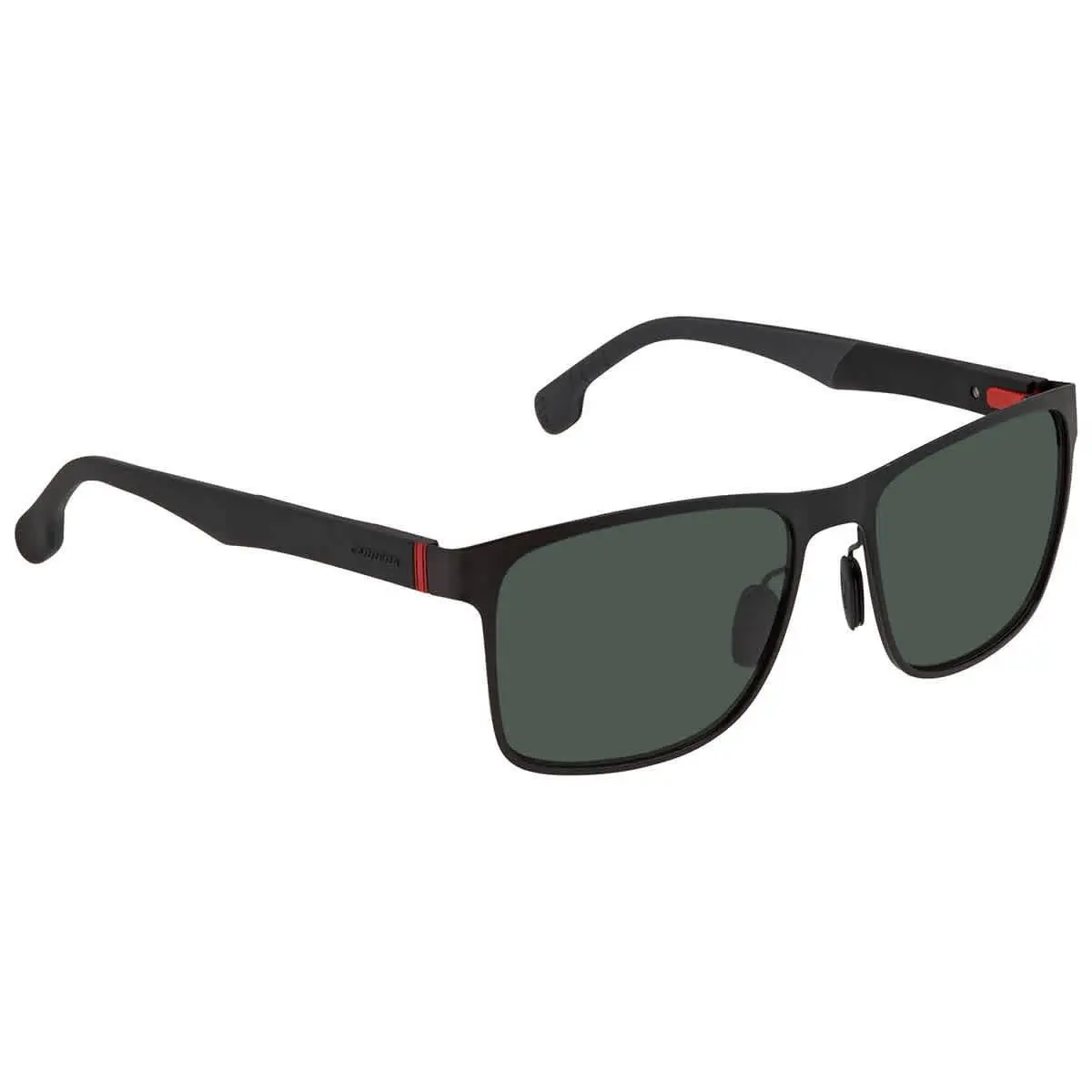 Green Rectangular Men`s Sunglasses  8026/S 0003/QT 57 by Carrera