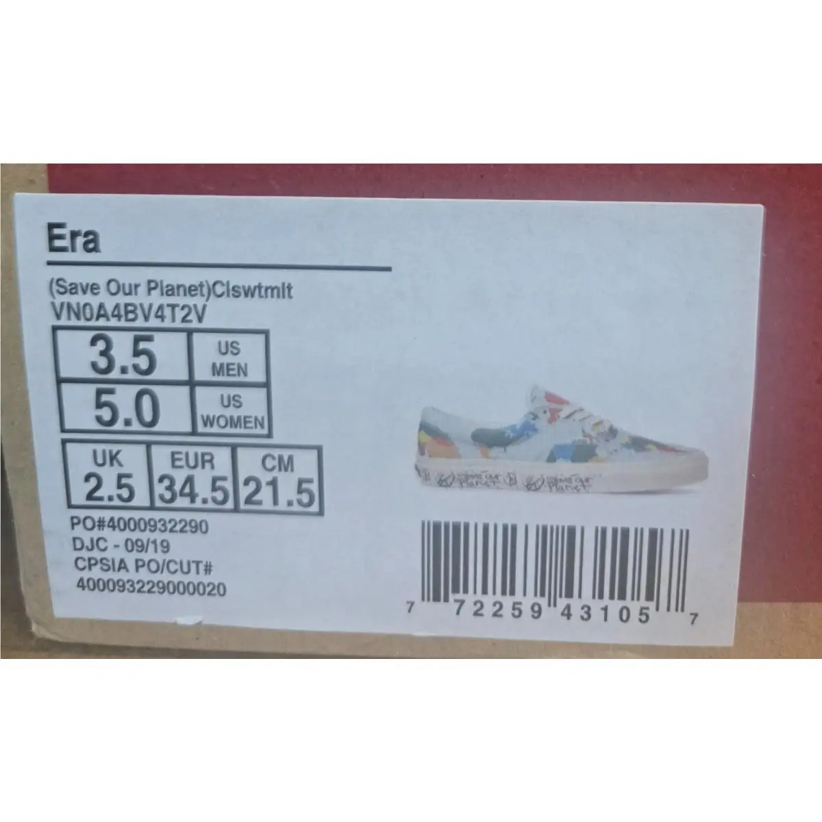 Vans shoes - VANS Off The Wall - Off The Wall - VN0A4BV4T2V - White/Multi 8