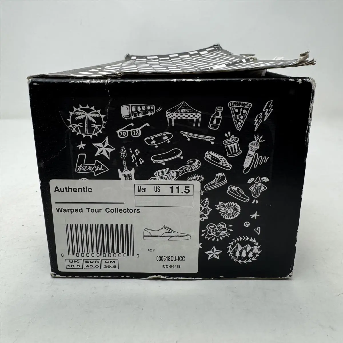 Vans shoes - Vans Authentic - Authentic - Black, White, Gum 4
