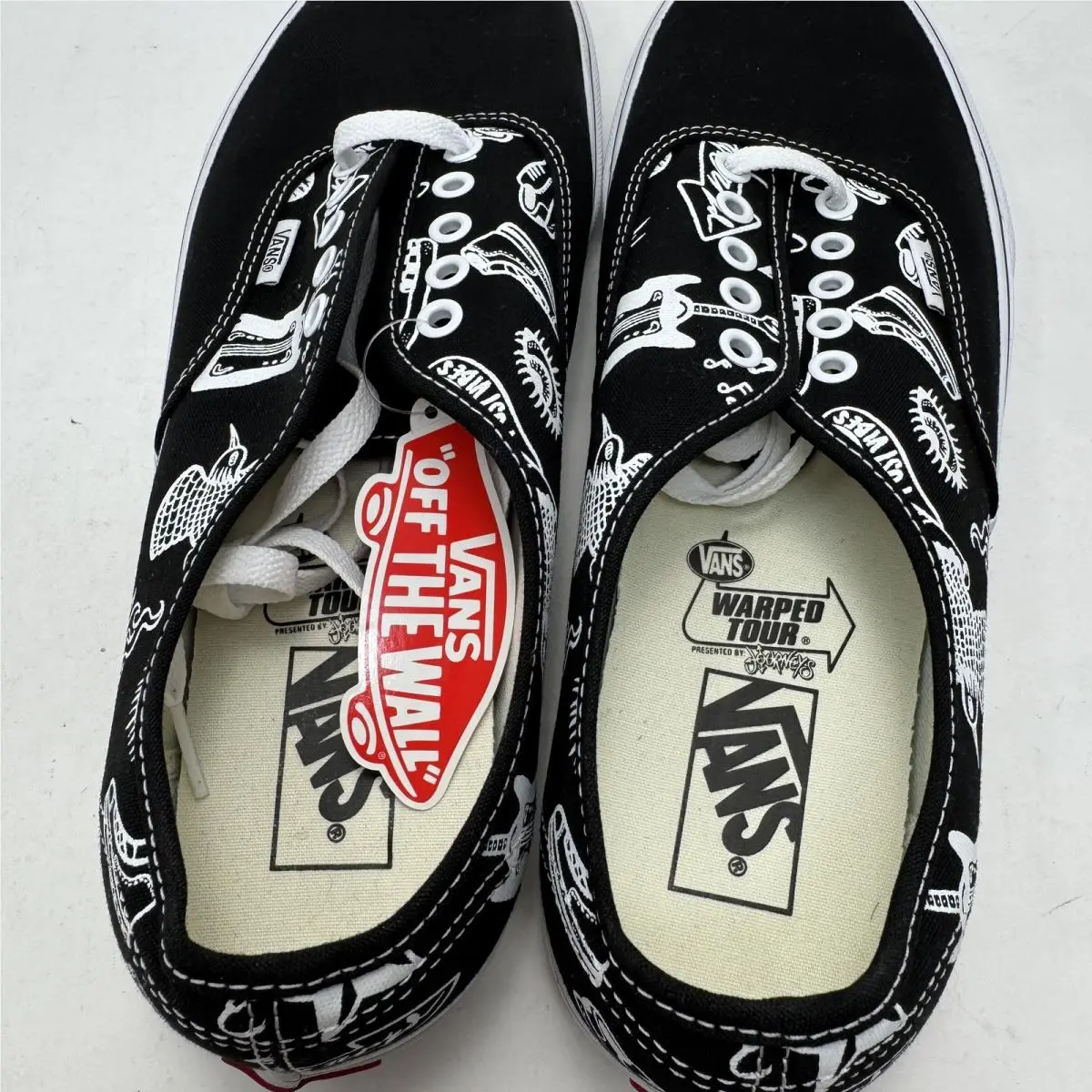 Vans shoes - Vans Authentic - Authentic - Black, White, Gum 6