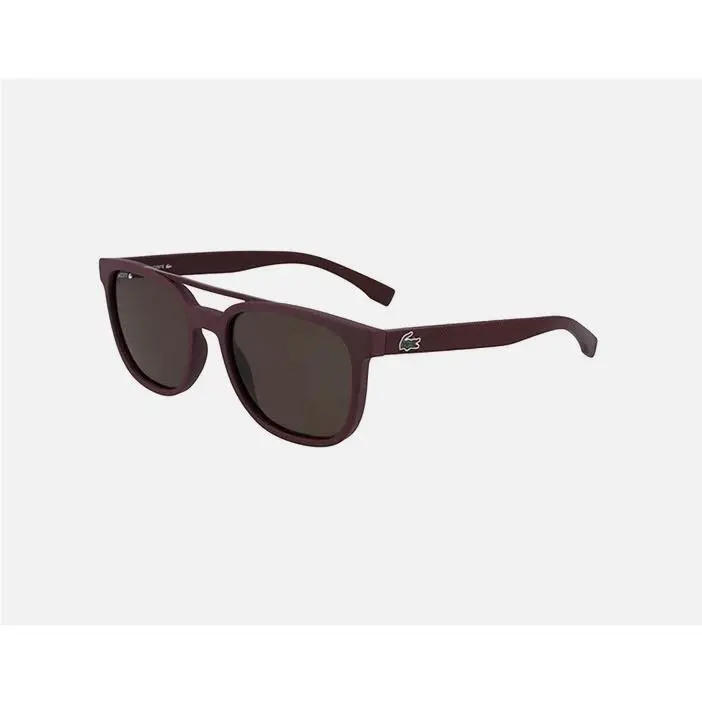 Modern Luxe  Matte Burgundy Purple Square Sunglass Unisex L883S 604 by Lacoste