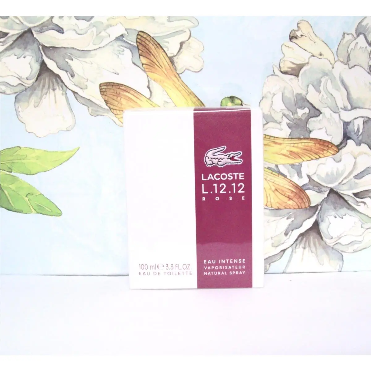 L.12.12 Rose 3.3 Fl. Oz. Edt Eau Intense Spray by Lacoste