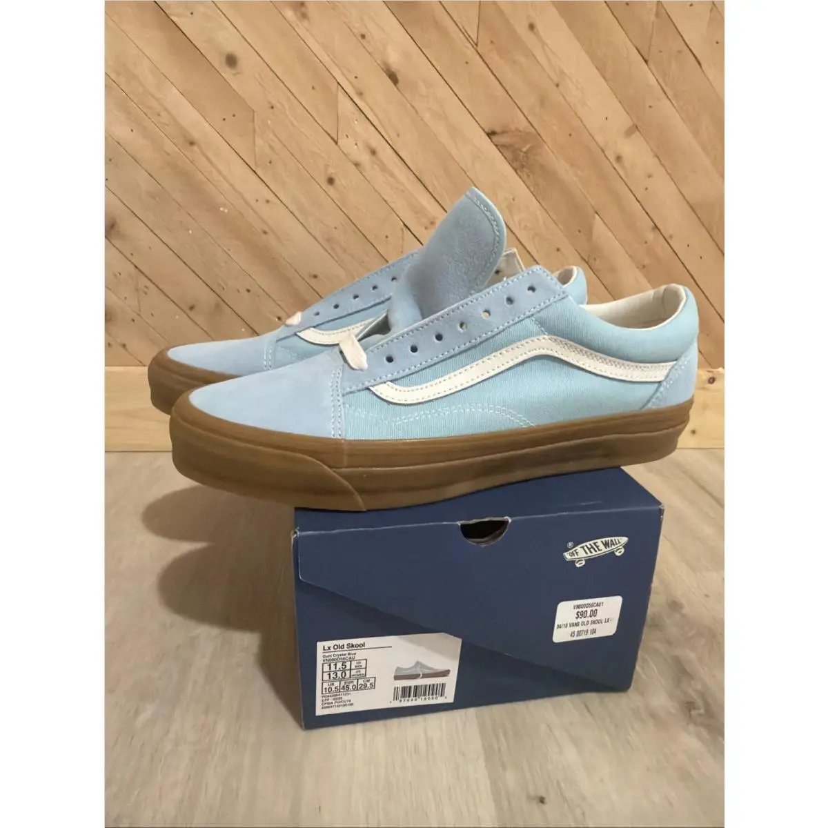 Vans Lx Old Skool Mens 11.5 Womens 13 VN000D56CAU Crystal Blue Gum