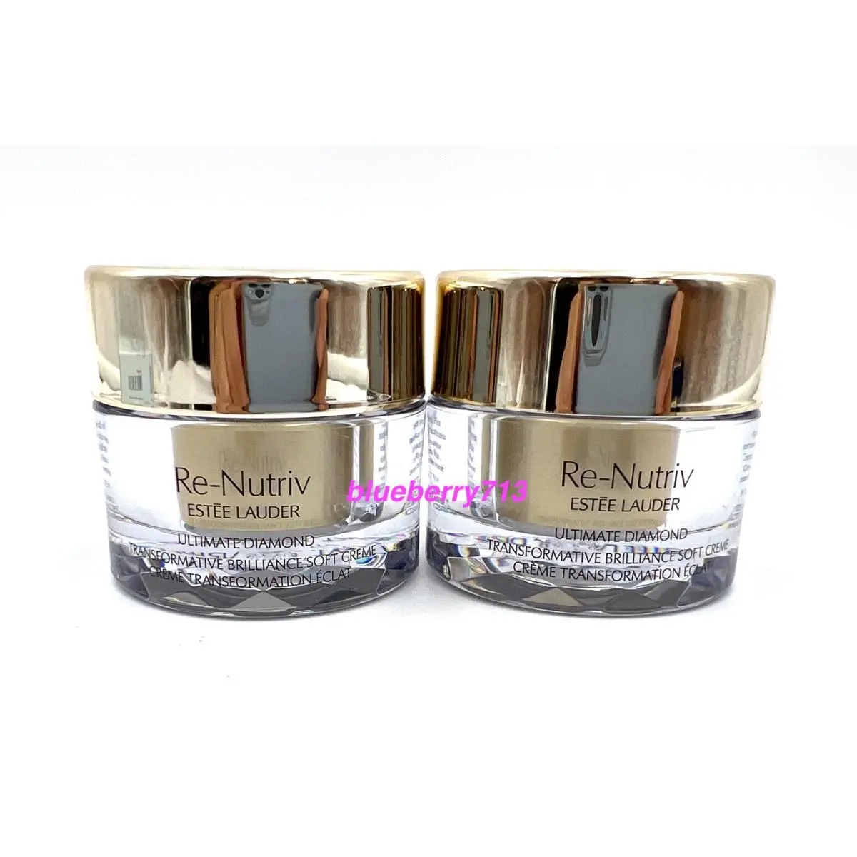 2 x Estee Lauder Re-nutriv Ultimate Diamond Transformative Soft Creme 0.5 oz by Estée Lauder
