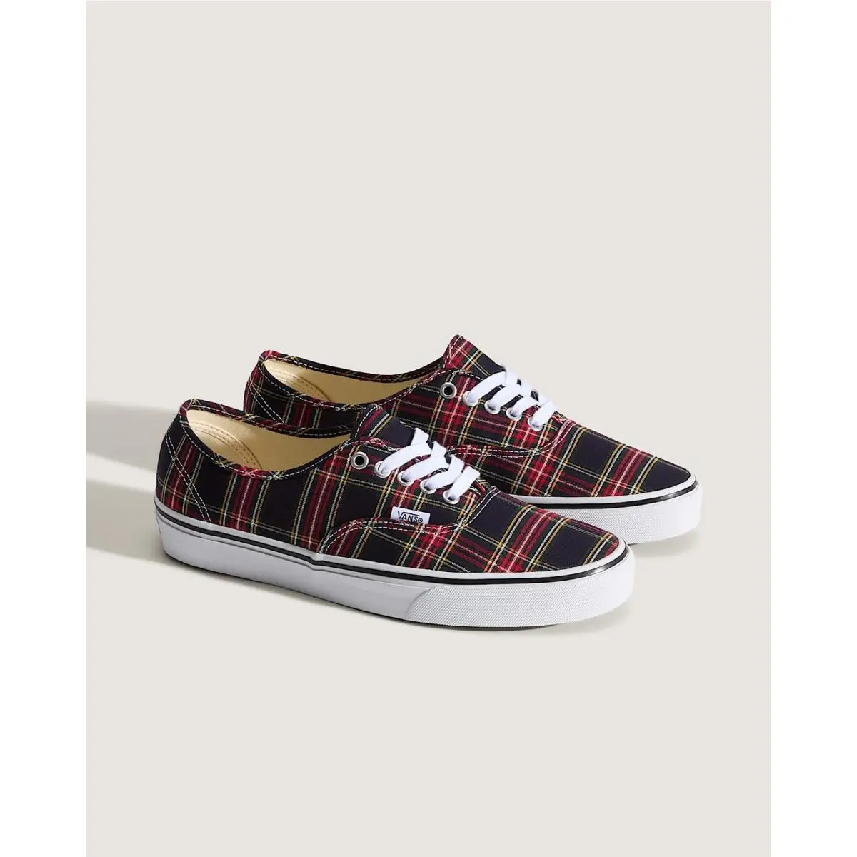 Vans Women`s 6.5 Low Top Sneaker Plaid Navy VN000EGABX9