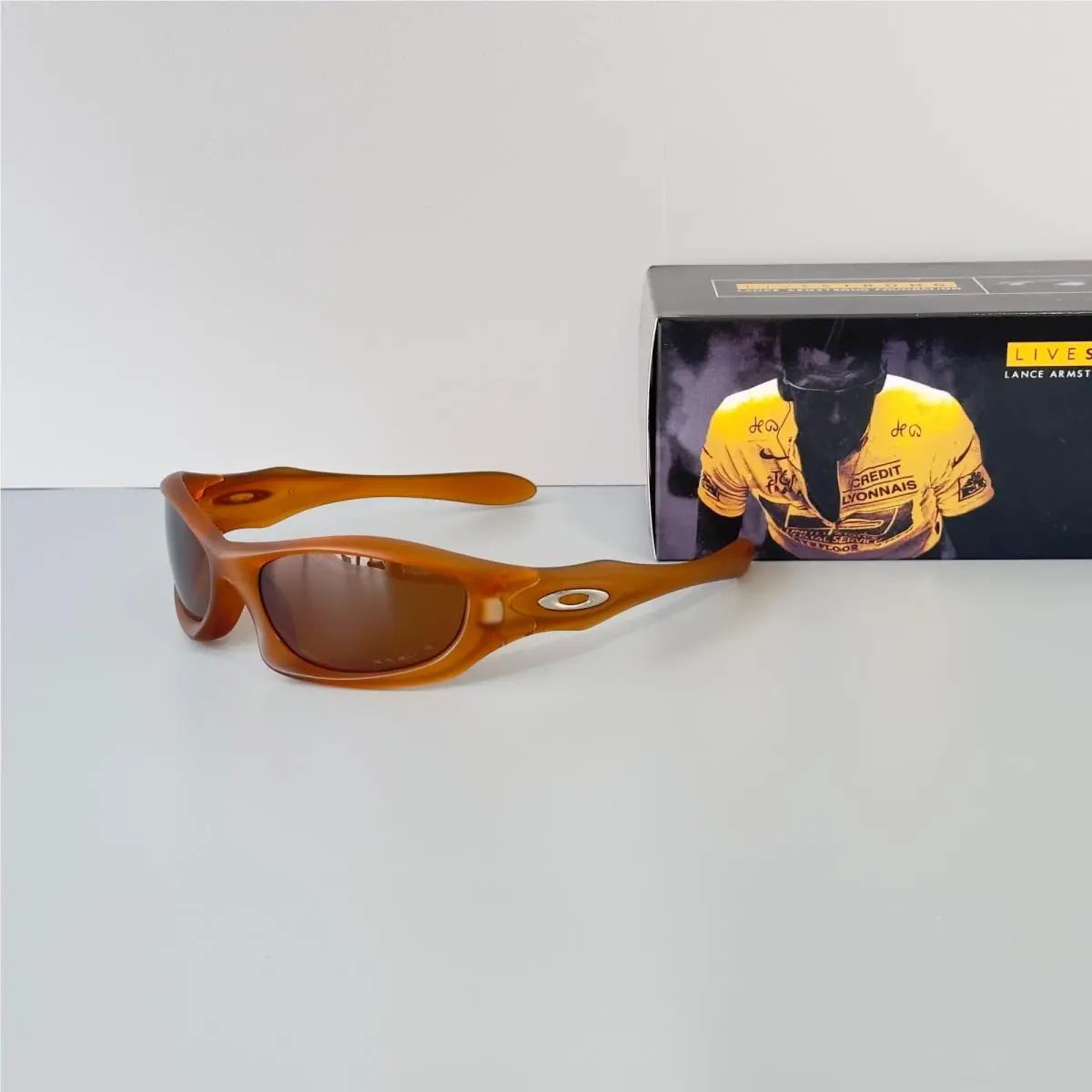 Oakley 00s Monster Dog Vintage Polarized Sunglasses Matte Brown Frames