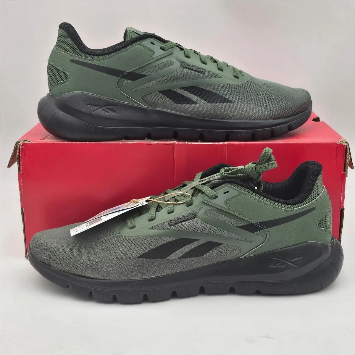 Reebok Split Flex Mens Training Shoes Green Black 100238228 Size 14